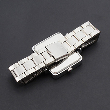 Аналаговые кварцевые наручные часы унисекс из сплава (серебро)