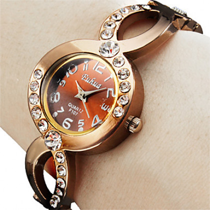 Браслет женский стиль аналогового Металл Кварцевые часы (бронза)