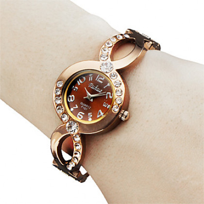 Браслет женский стиль аналогового Металл Кварцевые часы (бронза)