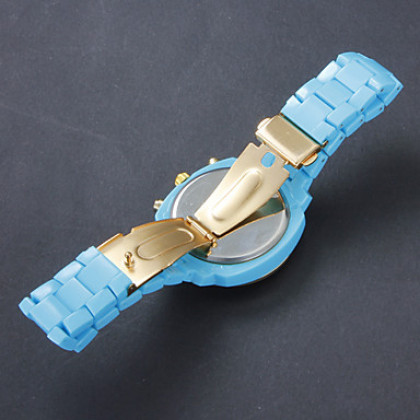 Diamante женские золото Циферблат полосе, кварцевые аналоговые наручные часы (разных цветов)