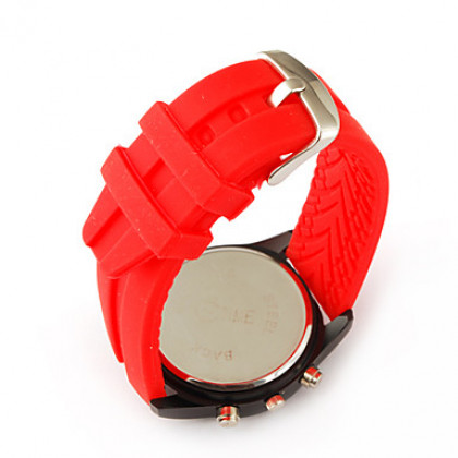 диапазон силикона классический опрятный стиль мужчины женщины мальчик девочка спортивные наручные часы