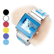 Кварцевые аналоговые женщин G-Style удаленного Серебряный стальной ленты браслет часов (разных цветов)