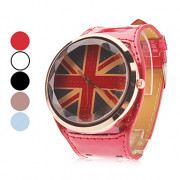 Кварцевые часы унисекс с флагом Великобритании (разные цвета)
