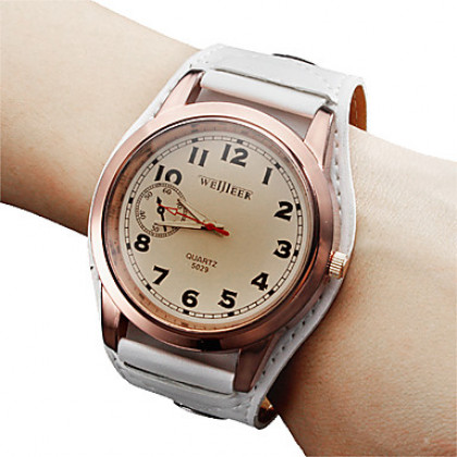 Кварцевые PU женщин Аналоговые наручные часы (разных цветов)