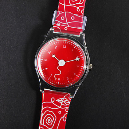 Little Round женский набор красочных Группа Кварцевые аналоговые наручные часы (разных цветов)