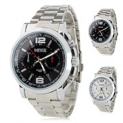 люди бизнеса 8099 сплава аналоговые кварцевые наручные часы (серебро)