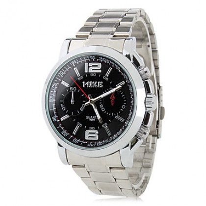 люди бизнеса 8099 сплава аналоговые кварцевые наручные часы (серебро)