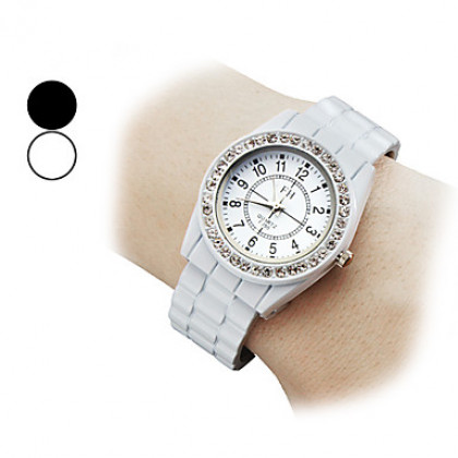 Металл Женские аналоговые кварцевые часы браслет (разных цветов)