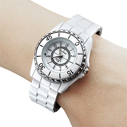 Металл женские кварцевые аналоговые часы браслет (разных цветов)
