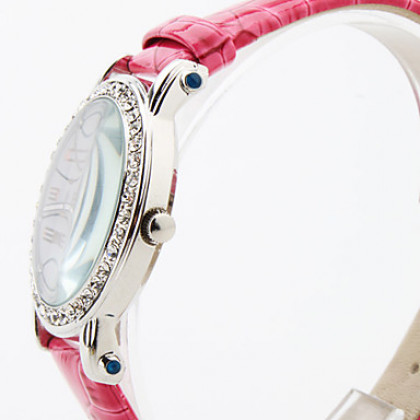 модная ПУ женщин аналоговые кварцевые наручные часы (ассорти)