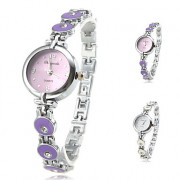 модный стиль женщины сплава аналоговые кварцевые часы браслет (разных цветов)