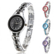 модный стиль женщины сплава аналоговые кварцевые часы браслет (разноцветные)