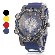 Мужская Большой набор стилей Аналоговый Силиконовые Кварцевые наручные часы (разных цветов)