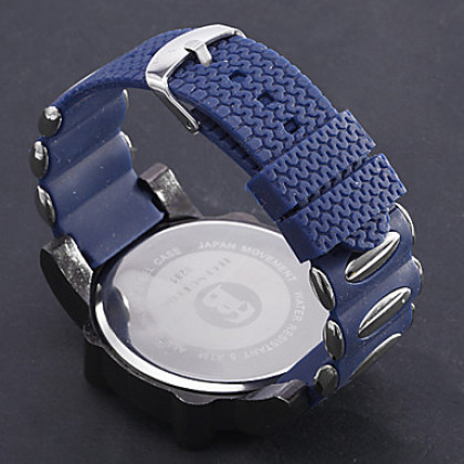 Мужская Большой набор стилей Аналоговый Силиконовые Кварцевые наручные часы (разных цветов)