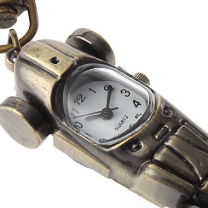Мужская Car Design сплава Кварцевый брелок часы (бронза)