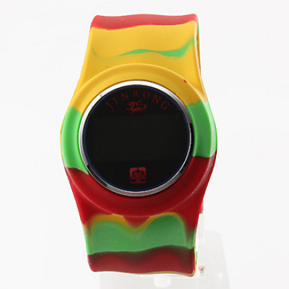Мужская Colorfull сенсорный экран пластиковый цифровой светодиодный наручные часы моды (разных цветов)