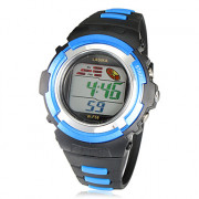 Мужская Многофункциональный металлический каркас ЖК-цифровой набор Rubber Band наручные часы (разных цветов)