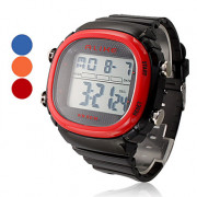 Мужская Многофункциональный ЖК-цифровой Большие площади набора Rubber Band наручные часы (разных цветов)