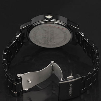 Мужская мода ПК Movment стальной ленты наручные часы