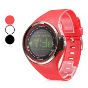 Мужская Multi-функциональный стиль резиновые Светодиодные цифровые наручные часы (разных цветов)