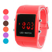 Мужская пластиковая цифровой запястье LED Watch (разных цветов)