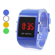 Мужская пластиковая цифровой запястье LED Watch (разных цветов)