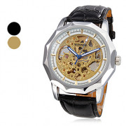 Мужская Полые стиль PU Механические аналоговые наручные часы ((разных цветов)
