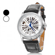 Мужская PU полумеханических аналоговые наручные часы (разных цветов)