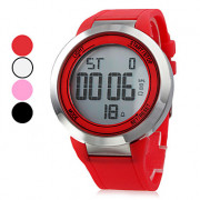 Мужская сенсорный экран цифровой стиль резиновые автоматические наручные часы (разных цветов)