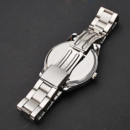 Мужская Silver Корпус Сталь Аналоговые кварцевые наручные часы (разных цветов)