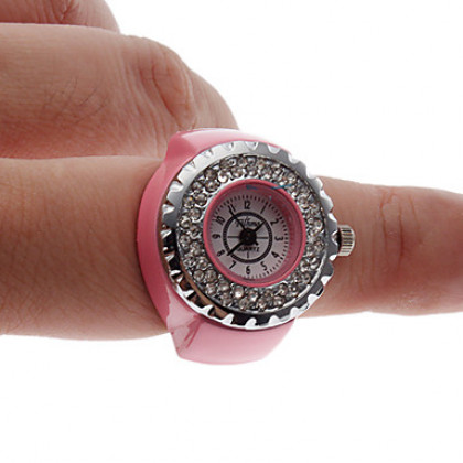 Мужская сплава аналоговые кварцевые часы кольцо (разных цветов)