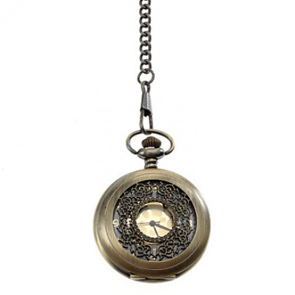 Мужская сплава аналоговые кварцевые карманные часы (бронза)