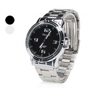 Мужская сплава аналоговые кварцевые наручные часы (серебро)