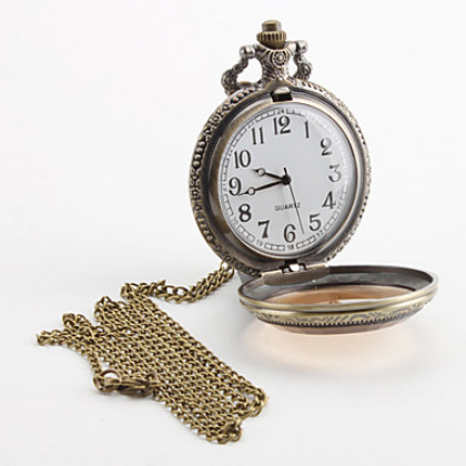 Мужская сплава аналогового карман кварцевые часы (бронза)
