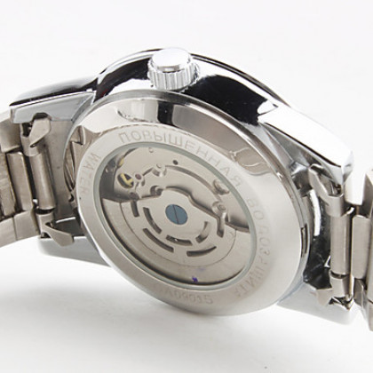 Мужская сплава аналогового Механические наручные часы с календарем (серебро)