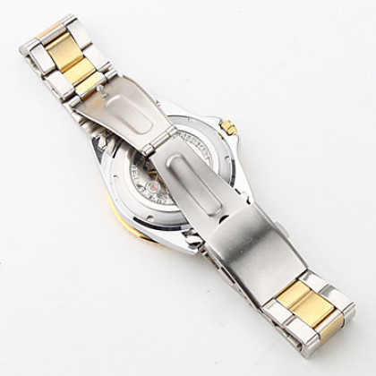 Мужская сплава аналогового Механические наручные часы (серебро-золото)