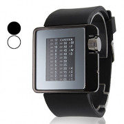 Мужская светодиодный цифровой Силиконовые наручные часы (разных цветов)