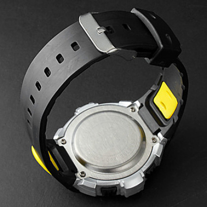 Мужская ЖК-цифровой многофункциональный набор Rubber Band наручные часы (разных цветов)
