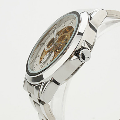 Мужские аналоговые часы из металлического сплава 9262 (серебристые)