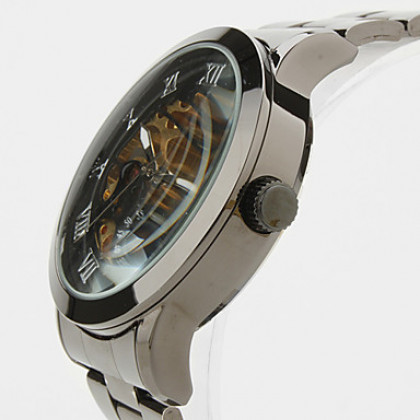 Мужские аналоговые механические часы 9269 (черные)