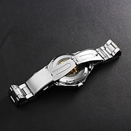 Мужские Аналоговые Серебряная сталь Авто-механические наручные часы (разных цветов)