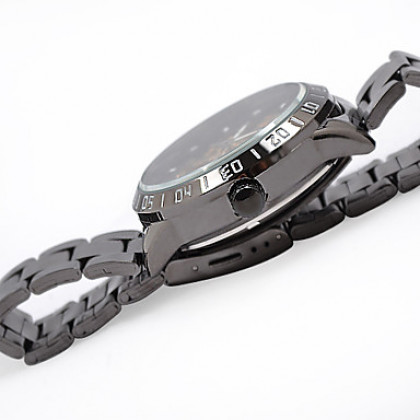 Мужские автоматические механические часы с металлическим ремешком