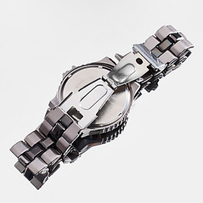 Мужские кварцевые сплава аналогового наручные часы (Grey)