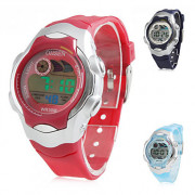 мужские многофункциональные цифровые резиновые автоматические наручные часы (разных цветов)