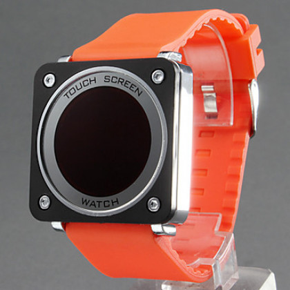 Мужские наручные сенсорный экран Стиль Силиконовые светодиодные цифровые часы (разных цветов)