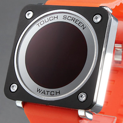 Мужские наручные сенсорный экран Стиль Силиконовые светодиодные цифровые часы (разных цветов)