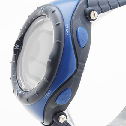 Мужские солнечные спорт силиконовые цифровые автоматические наручные часы (ассорти цветов)