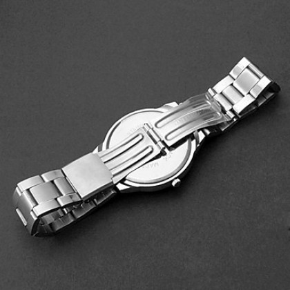 Мужские стали аналоговые автоматические наручные часы спортивные часы (серебро)