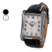 Мужской стиль аналогового PU Механические наручные часы (разных цветов)