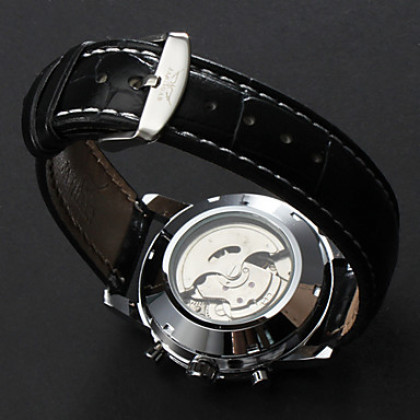 Мужской стиль PU Аналоговый механические наручные часы (разных цветов)
